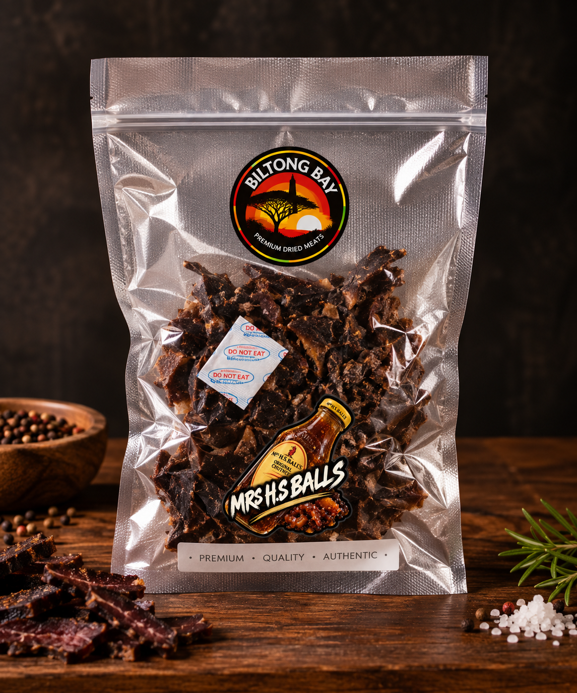 Mrs H.S Balls Chutney Sliced Biltong